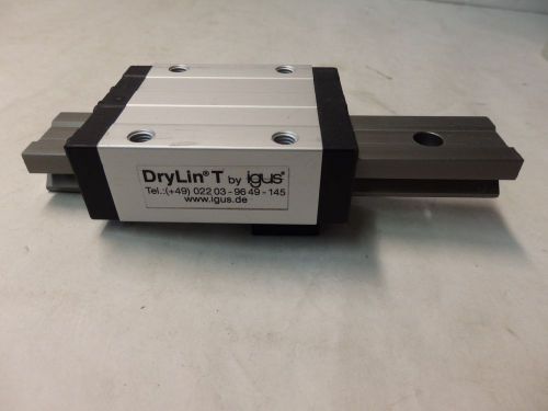 Drylin-t polymer-lined profile sliding carriage linear guide 7&#034; length l5 for sale