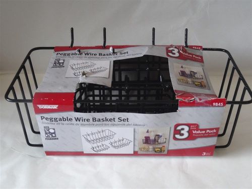 Dorman Hardware 4-9845 Peggable Wire Basket Set, 3-Pack
