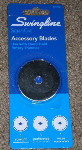 Swingline SmartCut 3 Accessory Blades for Hand Held Rotary Trimmer #8702 NIP
