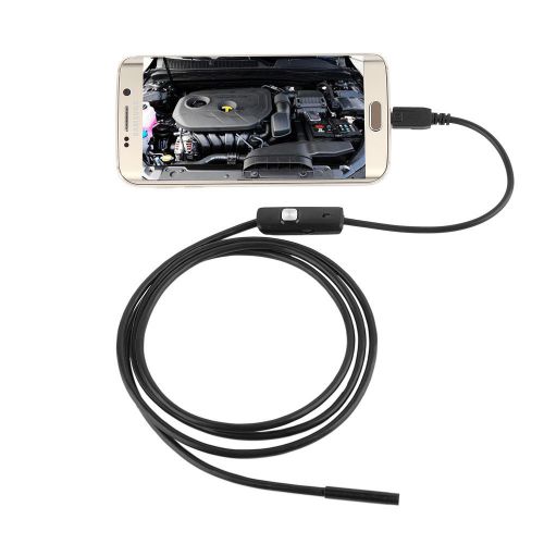 5m Micro USB Android Phone 6 LED Endoscope Borescope Waterproof Video Camera