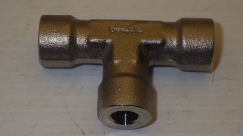 Swagelok ss-4-tsw-3, 316 stainless steel tube socket weld union tee 1/4&#034; od nnb for sale