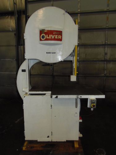 OLIVER 416-36 VERTICAL WOODWORKING BANDSAW, 36&#034; X 36&#034; TABLE, 1964