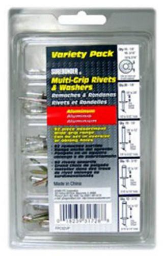Fpc surebonder multi grip variety pack of 92 rivets &amp; washers  fpc92vp for sale