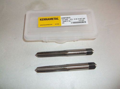 NEW Kennametal 4131322 Tap Sets Thread Size In 5/16-18 Numb of Flut 4 (D3T)