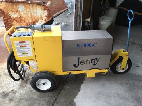 Jenny e-3000-c all electric combination power washer steam cleaner for sale