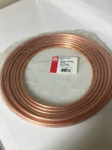 Stream line mueller 3/8&#034; 50&#039; foot refrigeration hvac soft copper tubing coil for sale