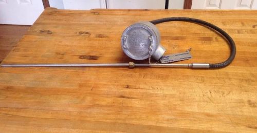 Vintage CROUSE-HINDS OUTLET BOX &amp; GAYESCO THERMOCOUPLE TEMPERATURE SENSING PROBE