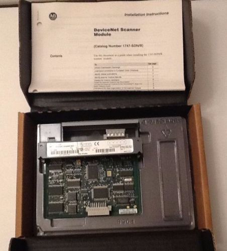 NEW - FACTORY BOX Allen-Bradley 1747-SDN Device Net Scanner Module Series B