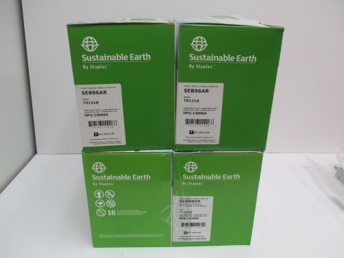 Sustainable Earth Toner Cartridge SEB96AR and SEB98XR Package (4 total)