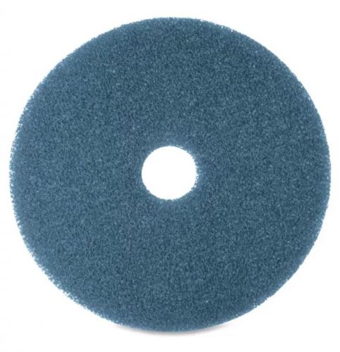 11&#034; Blue Floor Cleaning Maintenance Pads Box of 5