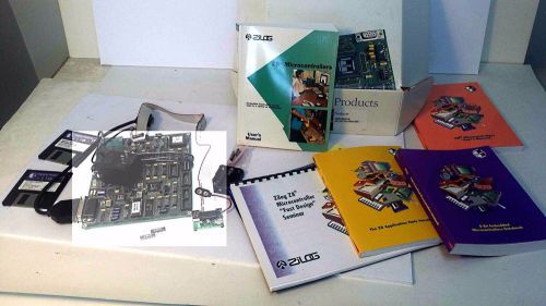 Zilog Z8 CCP Microcontroller Development Kit, in circuit emulator and books