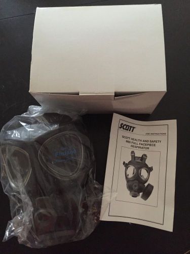 Scott m95 full facepiece respirator gas mask military, police nib for sale