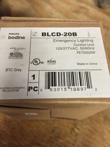 New Philips Bodine BLCD-20B Emergency Lighting Control Unit