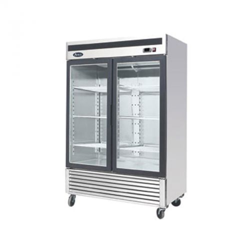 Atosa mcf8703 freezer merchandiser two-section self-contained refrigeration for sale