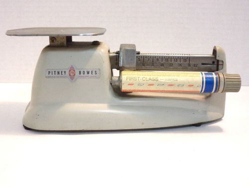 Vintage Pitney Bowes Postal Rate Scale, Pitney Bowes Small Postal Scale 16 oz