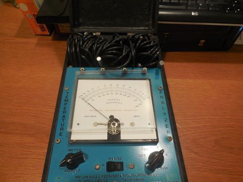 Vintage Annie Analyzer A-8 HVAC Refrideration Temperature Analyzer 4 Probes !!!