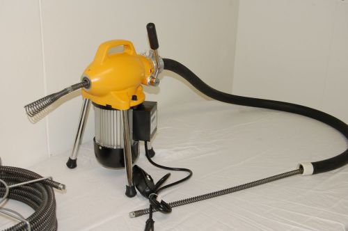 S75 BLUEROCK ® 3/4&#034; to 4&#034; Sectional Pipe Drain Cleaning Machine Snake Cleaner