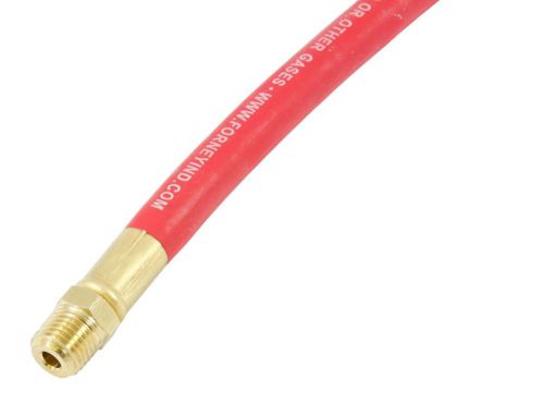 Forney 75500 air line leader hose 18-inch-by-1/4-inch male npt fittings for sale