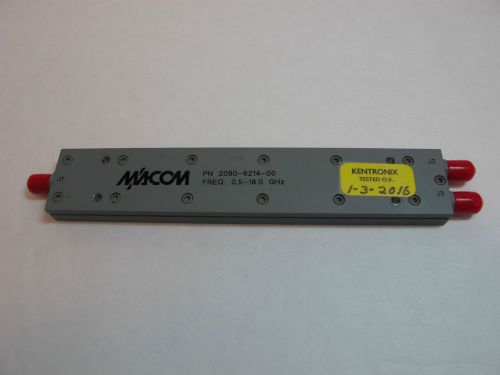MA/COM 2090-6214-00 Power Divider.  0.5 GHz to 18 GHz. &gt;18dB Isolation. SMA(F).