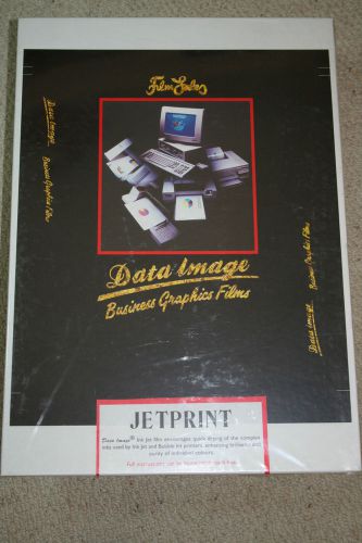 A3 DATA IMAGE JETPRINT INK JET FILM - INK JET AND BUBBLE JET PRINTERS (50sheets)