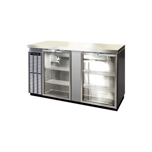 Continental refrigerator bbc69-ss-gd back bar cabinet, refrigerated for sale