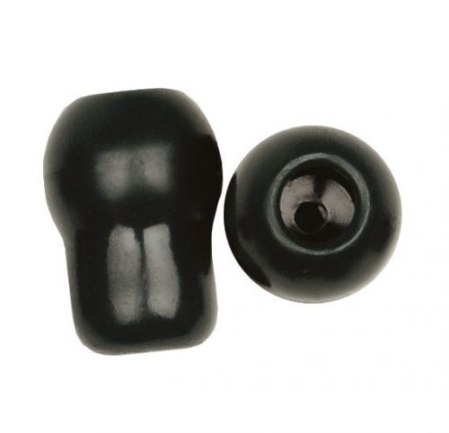 Replacement Stethoscope Eartips, Soft Push On Type , BLACK, One Pair