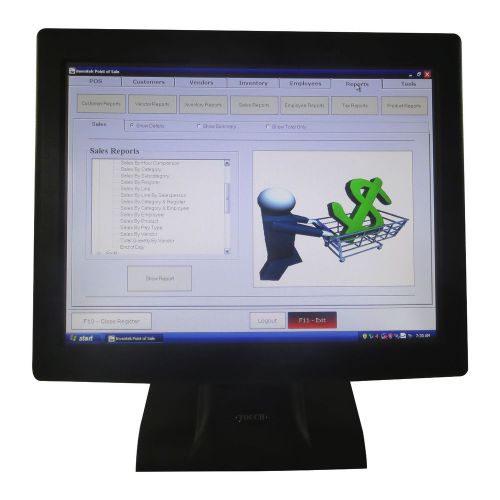 POS All In One Touch Screen 15&#034; System  Point Of Sale Restaurant/ Retail New POS