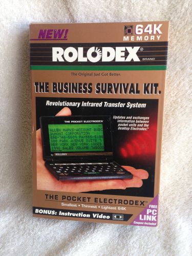 Rolodex memory 64K The Pocket Electrodex In THE Box With Instruction