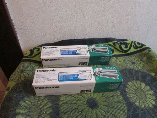 NEW~ TWO PACKAGES OF TWO (4) PANASONIC FILM INK KX-FA55.