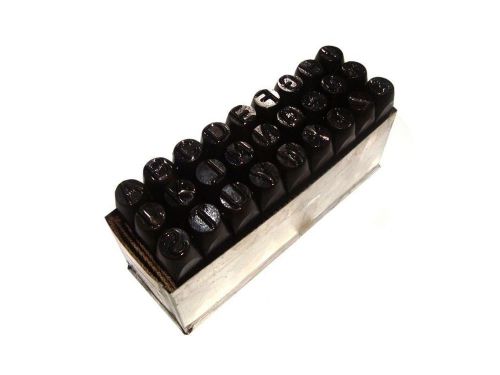 Super quality hand metal marking punches capital letter stamps 1/2&#034;12.5mm 27pcs for sale