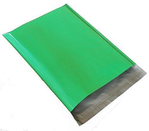 ValueMailers 100 10X13 Green Poly Mailer Envelope Bags