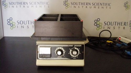 Lab-line orbit shaker 3520 with heating block for sale