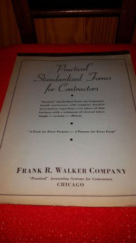 Construction Sub - Contract Agreement Forms Vintage