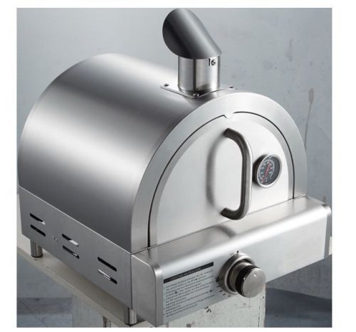 Mont Alpi MAPZ-SS Table Top Gas Pizza Oven, Large, Stainless Steel FREE SHIPPING
