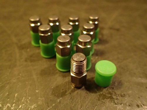 10pc lot cajon 316 stainless steel ss 1/16&#034; npt pipe plug hex head end cap for sale