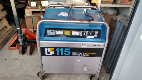 SARNS Hospital Emergency Limited Power 115 UPS battery backup untested pump