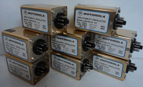 8 pin motorola hi high stability module oscillator kxn1071a tube plug kxn 1071a for sale