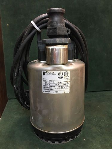 Lsp0711f goulds submersible sump pump 3/4 hp 115 volts for sale