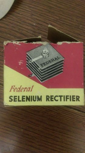 Vintage Federal Selenium Rectifier - 500MA - CAT# 1237A