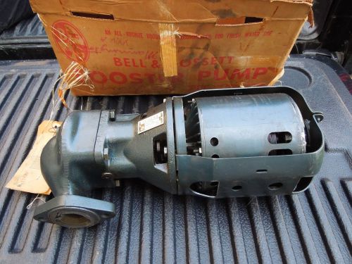 Bell &amp; Gossett 125 Iron Booster Pump 1/12 H.P. 1725 RPM W Tag NOS P4 132 5 5