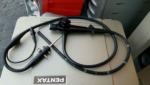 Pentax fs-38x fiber sigmoidoscope endoscopy with case and keys and eton caps etc for sale