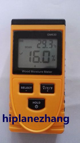 Non-destructive Wood Timber Damp Moisture Temperature 2in1 Meter Detector Tester