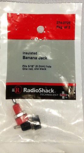 NEW Radio Shack Banana Jack Insulated #274-0725 Package of 2