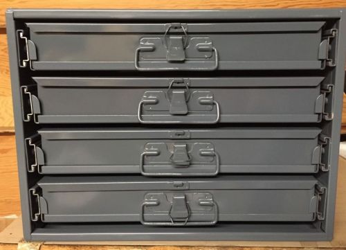 Metal Parts Tray And Rack 4 Drawer Gray NIB 307-95 4SR 95 Gray 206-95 DS 20 W/C