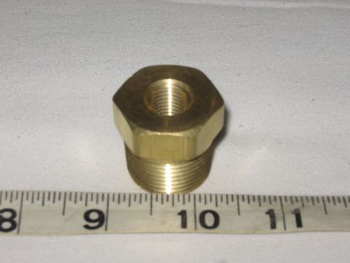 High-pressure brass reducing bushing 3/4&#034;  mnpt x 1/4&#034; fnpt  ***free shipping*** for sale