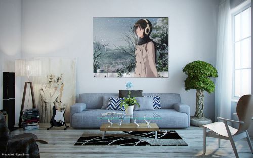 Amagami, HD, Banner, Decal, Wall Art, Anime, Canvas Print