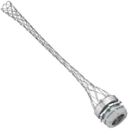 Woodhead 36276 Cable Strain Relief, Straight Male, Deluxe Cord Grip, Aluminum Bo