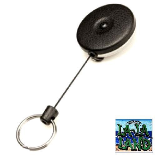 Retractable Key Tool Reel Holder Steel Belt Clip Chain Heavy Duty Split Ring 48
