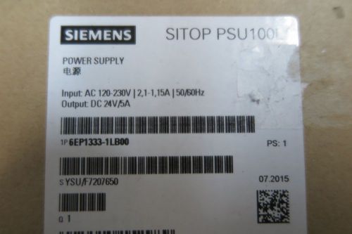 siemens sitop PSU100L power supply module 6EP1333-1LB00