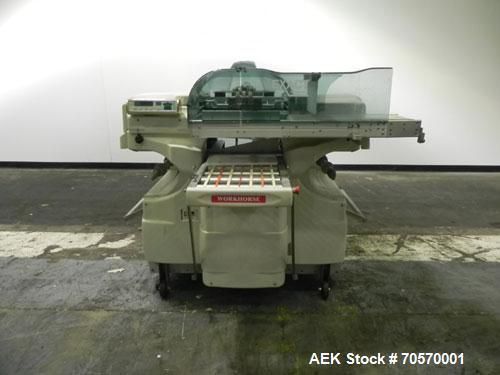 Used- Mettler Toledo Exact Workhorse Model WH-XR Automatic Tray Wrapper. Machine
